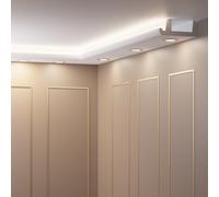 27 Metri Listello Luminoso LED OL-18 IN Grigio per Umore Illuminazione Indiretta