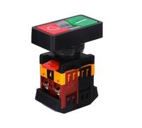 22mm/25mm/30mm APBB-22/AS22/PPBB-30 on/Off Start Stop Push Button Switch 10A/660V Self-Reset/Momentary Light Switch(Black,24V) Controls Switches