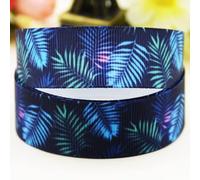 22mm 25mm 38mm 75mm foglia stampata del nastro del grosgrain decorazione del partito 10 Yards-larghezza 22MM