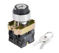 22mm 3 Posizioni tasti blocco Interruttore a pulsante con tasti DPST AC 240V/3A