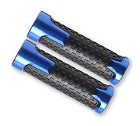 22mm 7/8 '' Anti-Skid Maniglia 2 Pezzi Accessori Manubrio Moto manopole Manubrio compatibili con Compatibile con Liberty 125 MP3 500(Blue)