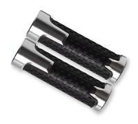 22mm 7/8 '' Anti-Skid Maniglia 2 Pezzi Moto da 22 Mm Accessori Manubrio Manopole Manubrio Compatibile con Compatibile con Liberty125 MP3 500(Silver)