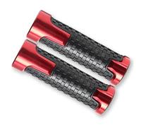 22mm 7/8 '' Anti-Skid Maniglia 2 Pezzi Moto da 22 Mm Accessori Manubrio Manopole Manubrio Compatibile con Compatibile con Liberty125 MP3 500(Red)