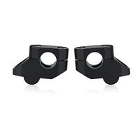 22mm 7/8"Riser manubrio Fat Bar Mount Riser Accessori moto Compatibile con V-Strom 250 (2016-2019) V-Strom 650 DLsh50 (2004-2008;2016-2019) V-Strom 1000 DL1000 (2002-2019) Nero
