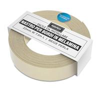22mm Bordatura in Melammina Beige, Nastro Impiallacciato Pre-Incollato - Rotolo di 7,5 m - Stira il Nastro per un'Applicazione Facile Fai-da-Te - Coprirà il Bordo di un Pannello MDF Standard