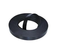 22mm Bordatura in Melammina Nero Opaco, Pre-Incollato, Nastro per Impiallacciatura - 50m Rotolo per il Commercio - Stira il Nastro per un'Applicazione Facile Fai-da-Te