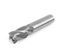 22mm Cutting Diameter Straight Shank 4 Flutes End Mill Milling Cutter