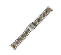 22mm Diving Oyster Bracciale in acciaio oro cinturino adatto for Casio Duro MDV106 107 Marlin Dolphin Sailfish Watch Band Sostituzione riparazione(Gold - small)