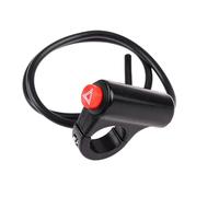 22mm Interruttore Per Moto Pulsante Per Luci Di Emergenza Veicolo Elettrico Doppio Lampeggio Lampada Di Segnalazione Lampeggiante Ricambi Per Moto