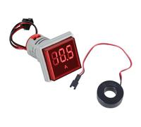 22mm Testa Quadrata Amperometro Digitale Schermo Retroilluminato Tester Corrente Meter 0-100A Rilevatore Schermo LED Amperometro