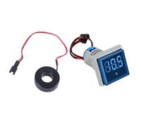 22mm Testa Quadrata LED Retroilluminato Schermo Corrente Tester Gauge 0-100A Rilevatore di Corrente Monitora AC100A Corrente Meter Amperometro