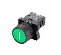 22mm XB2-EA Push Button Switch Start/Stop Black/White Arrow 10A/415V Self-Reset/Momentary Symbol Button Switch(1) Controls Switches