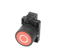 22mm XB2-EA Push Button Switch Start/Stop Black/White Arrow 10A/415V Self-Reset/Momentary Symbol Button Switch(O) Controls Switches