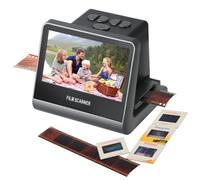 22MP Film e Slide Scanner con 5 "Schermo LCD, Convertire Colore & B & W Negativi & Diapositive 35mm, 126, 110 Film ad alta risoluzione JPEG Digital Foto