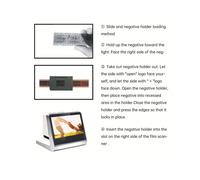 22MP Pixel 5 Pollici HD Screen Film Foto Diapositive Monocromatico Scanner Digitale Convertitore Copiatrice Spina UE