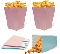 22Pezzi Scatole Sacchetti Pop Corn, Mini Contenitori per Popcorn, Sacchetti per