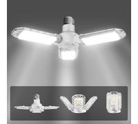 22W Lampadine a LED E27 con 3 Pannelli Regolabili Equivalenti a 300W 2600lm