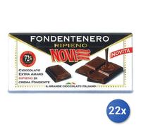 22x Multipack Cioccolato Novi Tavoletta 105 Fondente Nero