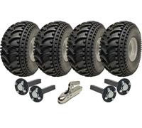 22x11.00-8 Aperto Centro P308 Atv Rimorchio Kit Ruote Assi & Intoppo Capacità