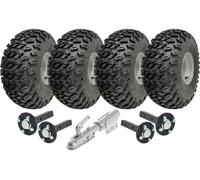 22x11.00-8 Doppio Asse Utilità Atv Quad Rimorchio Kit Ruote & Assi & Rotante