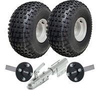 22x11.00-8 Knobby ATV Quad Trailer Kit Ruote Assali Gancio girevole Carico massi