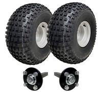 22x11.00-8 Manopole ATV Quad Rimorchio Kit Ruote, 40x40 Assi Capacità di Cari...