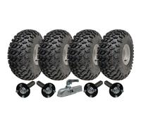 22x11.00-8 Twin Axle Utility ATV Quad Trailer Kit ruote assi e gancio 1800kgs