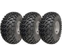 22x11.00-8 Utilità Atv Pneumatici P334 Ruote 4ply 10.2cm Pcd Steel Cerchi (Set 3