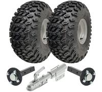 22x11.00-8 Utilità Atv Quad Rimorchio Kit P334 Ruote Assali & Girevole Intoppo