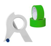 22Yard Lungo Nastro Mascheratura e Applicatore Pittore Set Manico Ergonomico Dispenser Strumento Film Strumento Decorazione Domestica Nastro