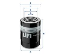 23.237.00 UFI Filtro olio per HYUNDAI,MITSUBISHI