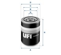 23.256.00 Filtro olio Ufi