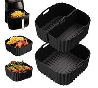 23-25CM Accessori Friggitrice ad Aria, Teglie per Friggitrice ad Aria per Russell Hobbs XXL 8L/8,3L, Accessori Airfryer in silicone riutilizzabili