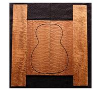 23/26 "Ukulele Ball Texture Wave Texture Flocculante Texture Shabili Back Plate Hair Board Full Single Guitar Production Material Corpo chitarra (Color : 11)