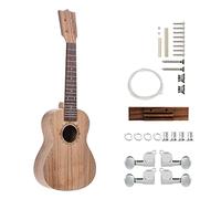 23 '' 26 '' Ukulele Chitarra Fai-da-te Corpo In Legno Zebrato Tastiera In Palissandro Pioli Kit Dado A Ponte Per Corde Corpo chitarra (Color : 23inches)