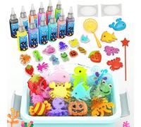 23/30/32 pezzi Set gioco acqua magico fai-da-te, giocattoli d'acqua fatti a mano, coltivano l'abilità pratica e la cultura scientifica dei bambini, gioco per ragazze, regalo perfetto per bambini e bam