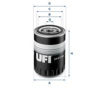 23.417.00 UFI Filtro olio per SEAT,VW