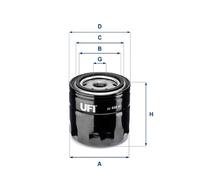 23.458.00 UFI Filtro olio per VOLVO