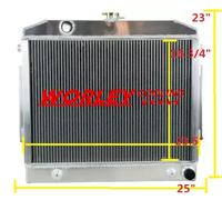 23.5" Aluminum Radiator OE# 1145011301 For Mercedes-Benz W114 250C 280 280C AT