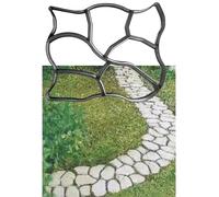 23.6x19.7 In Concrete Molds and Forms, Walk Path Maker Walkway Stone Molding Reusable Concrete Path Maker Molds for Lawn Patio Yard Garden