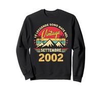 23 Anni Compleanno Uomo Donna Regalo Settembre Vintage 2002 Felpa