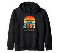 23 & Awesome Since 2003 - Edizione Limitata 23° Compleanno Felpa con Cappuccio