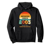 23 & Awesome Since 2003 - Edizione Limitata 23° Compleanno Felpa con Cappuccio