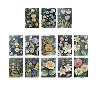 23 fogli di carta goffrata foglie decorative scrapbooking decorazione forniture per giornale foto album mestieri progetti art journal paper
