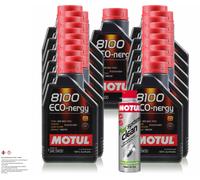 23 Litri MOTUL 8100 Eco-nergy 5W-30 Olio Motore 300ml Fuel System Clean