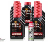 23 Litri MOTUL 8100 X-Clean+ 5W-30 Olio Motore 300ml Fuel System Clean