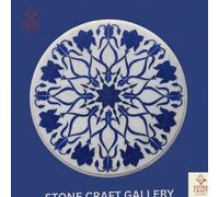 23 " Marmo Caffè Table Top Lapis Inserto Artigianato Work Per Arredo Casa Regalo