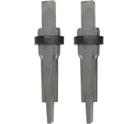 23 mm, spaccalucce, utensili per spaccatura di pietra, schegge, acciaio al cromo vanadio, adatto per spaccare rocce dure, rocce, granito, ecc, grigio, 2 pezzi