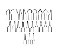 23 punte per pirografo, accessori per la combustione del legno, resistenti, compatibili con la maggior parte delle macchine per saldatore