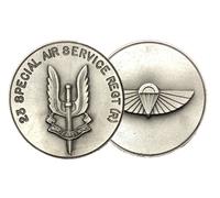 23 SAS Special Air Service Reggimento Moneta - Forze UK Fatto a Mano Originale